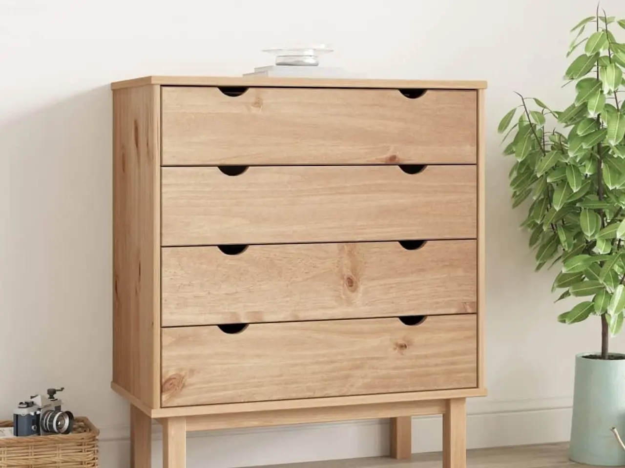 Billede 1 - Kommode OTTA 76,5 x 39,5 x 90 cm i massivt fyrretræ