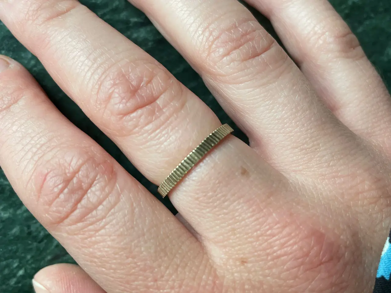 Billede 9 - Carré Jewellery forgyldt ring 