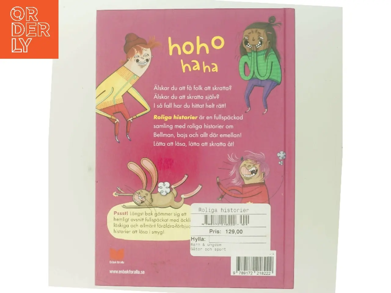 Billede 3 - Roliga historier af Jenny Karlsson (illustrationer); ukendt forfatter/redaktør til historierne (Bog)