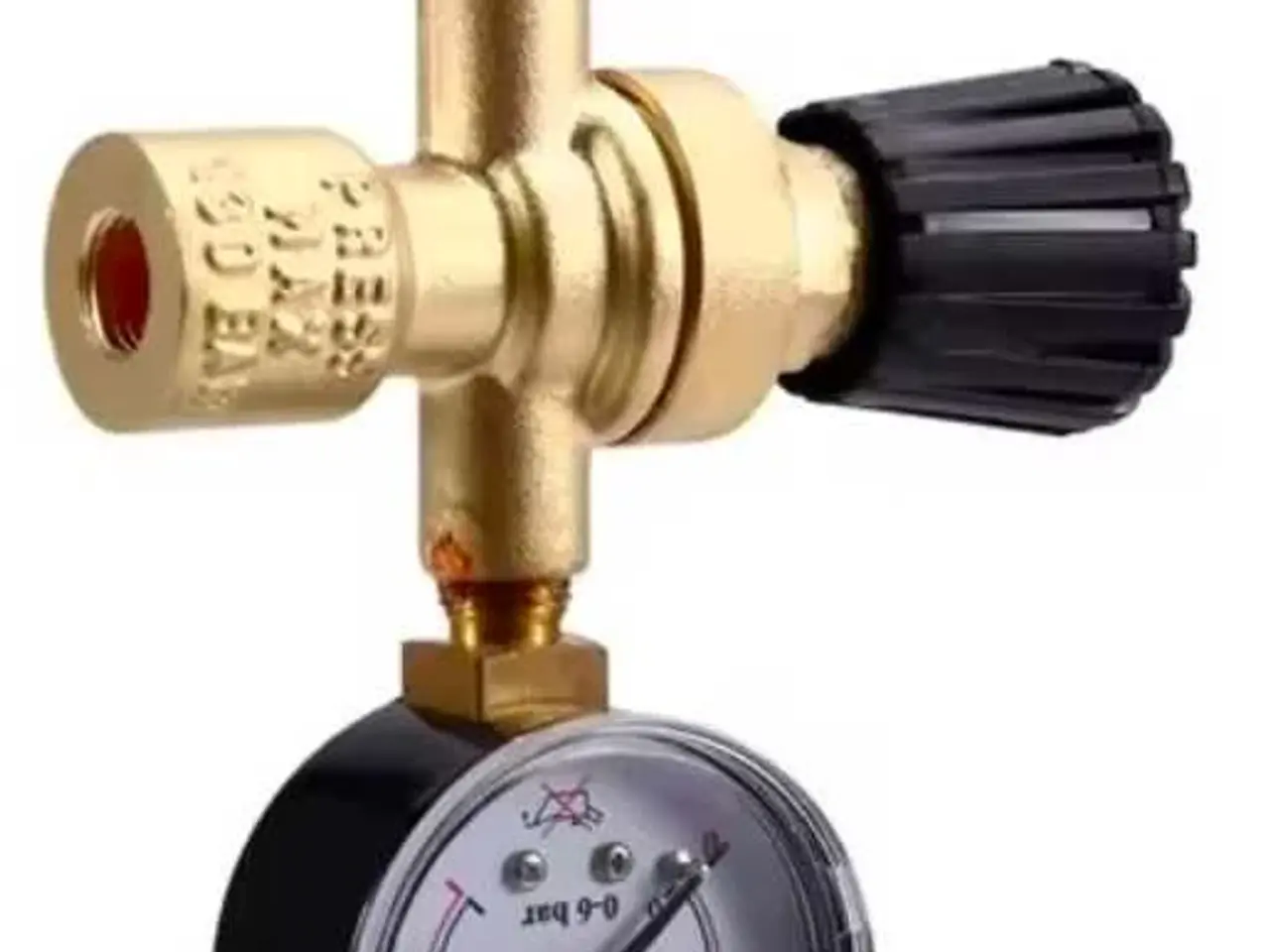 Billede 2 - 2 stk engangs regulator med manometer m10