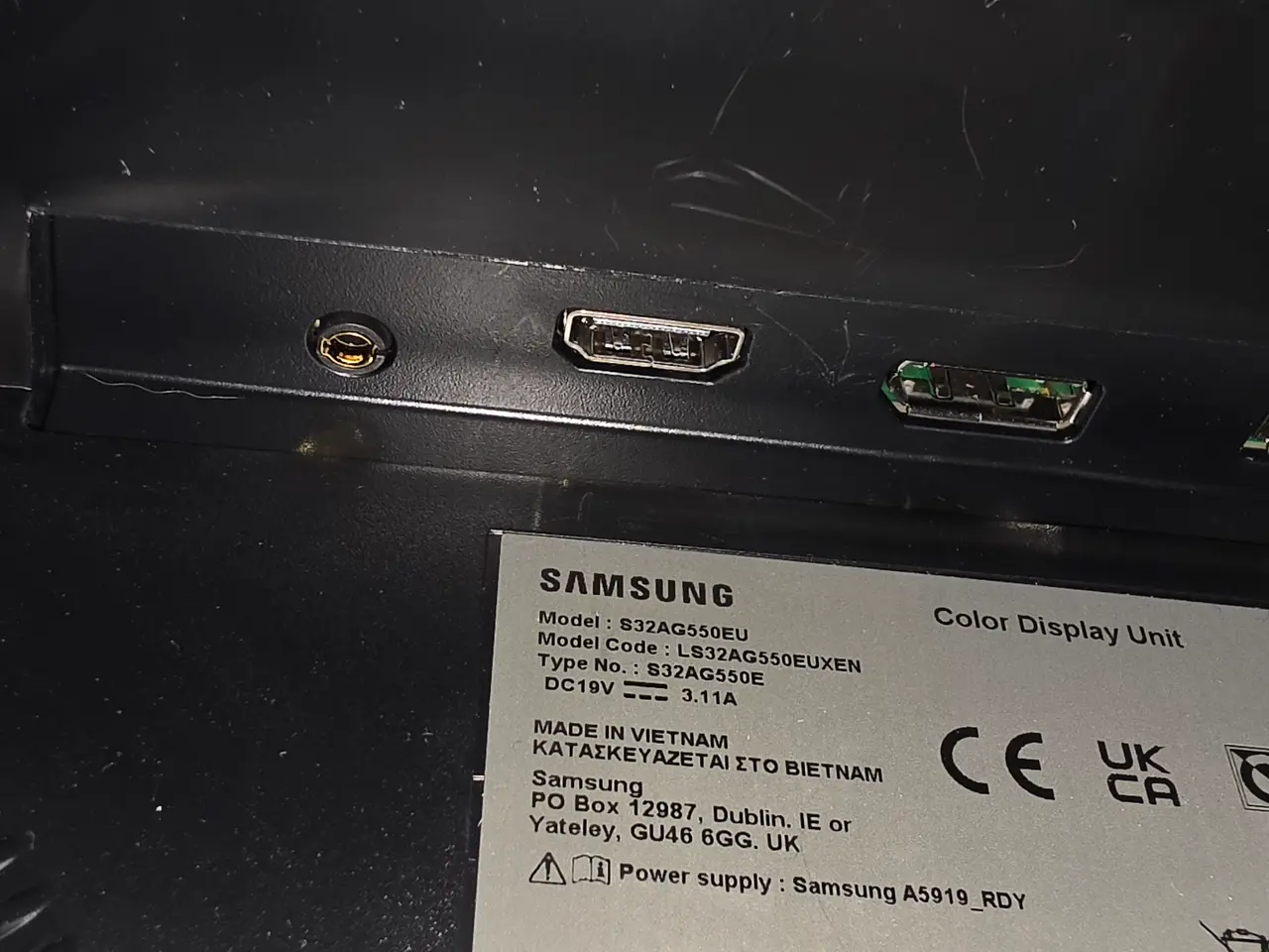 Billede 1 - Samsung Odyssey G5 32" – buet QHD-gamingskærm, 165
