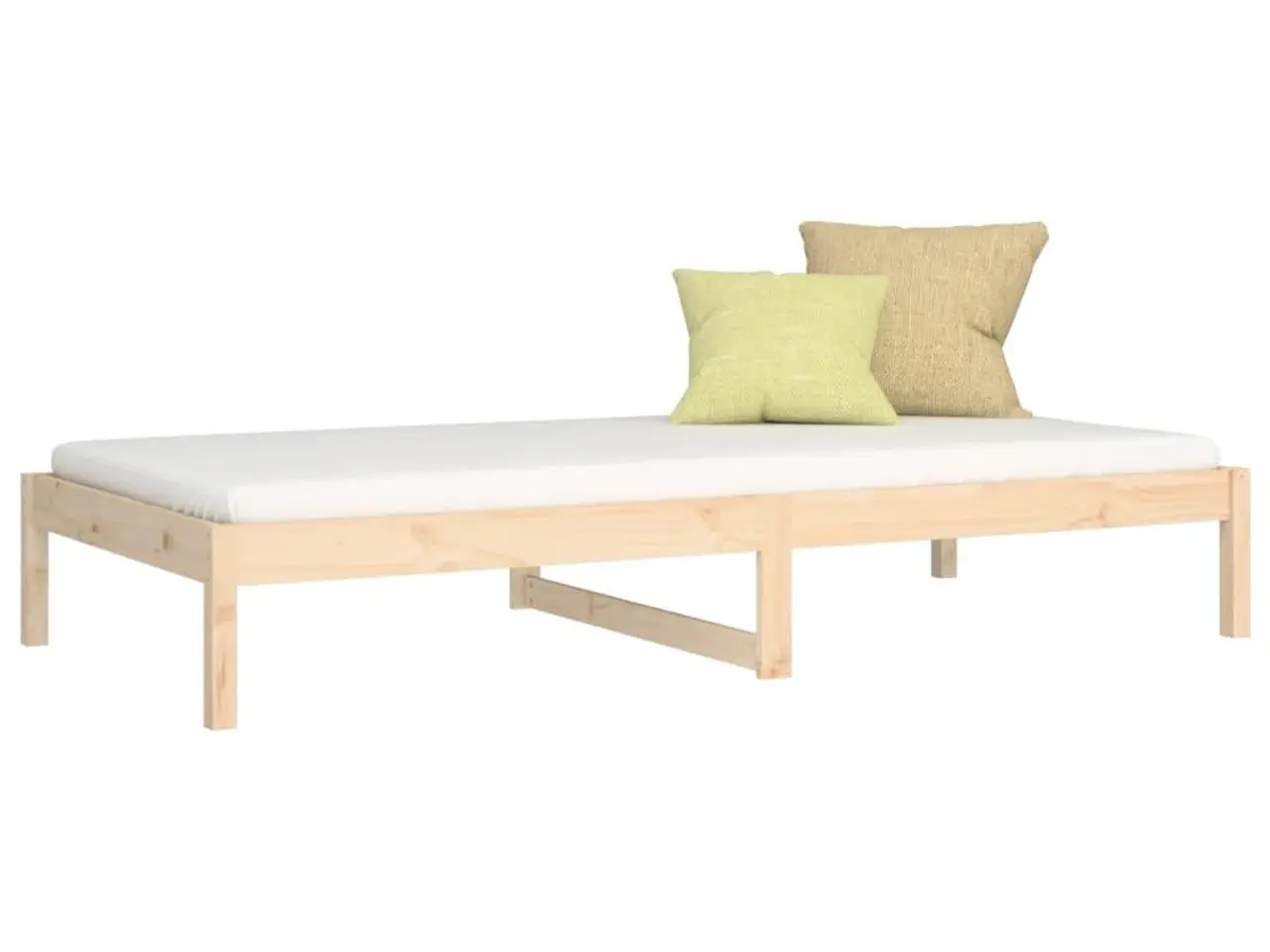 Billede 3 - Daybed uden madras 90x200 cm massivt fyrretræ