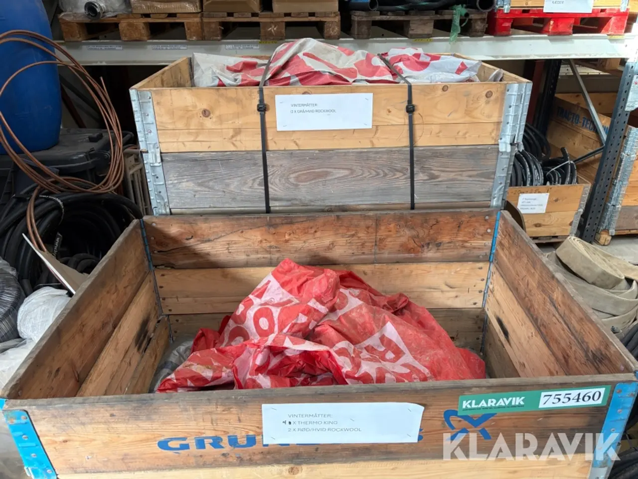 Billede 2 - Vintermåtter Thermo King og Rockwool 2 paller