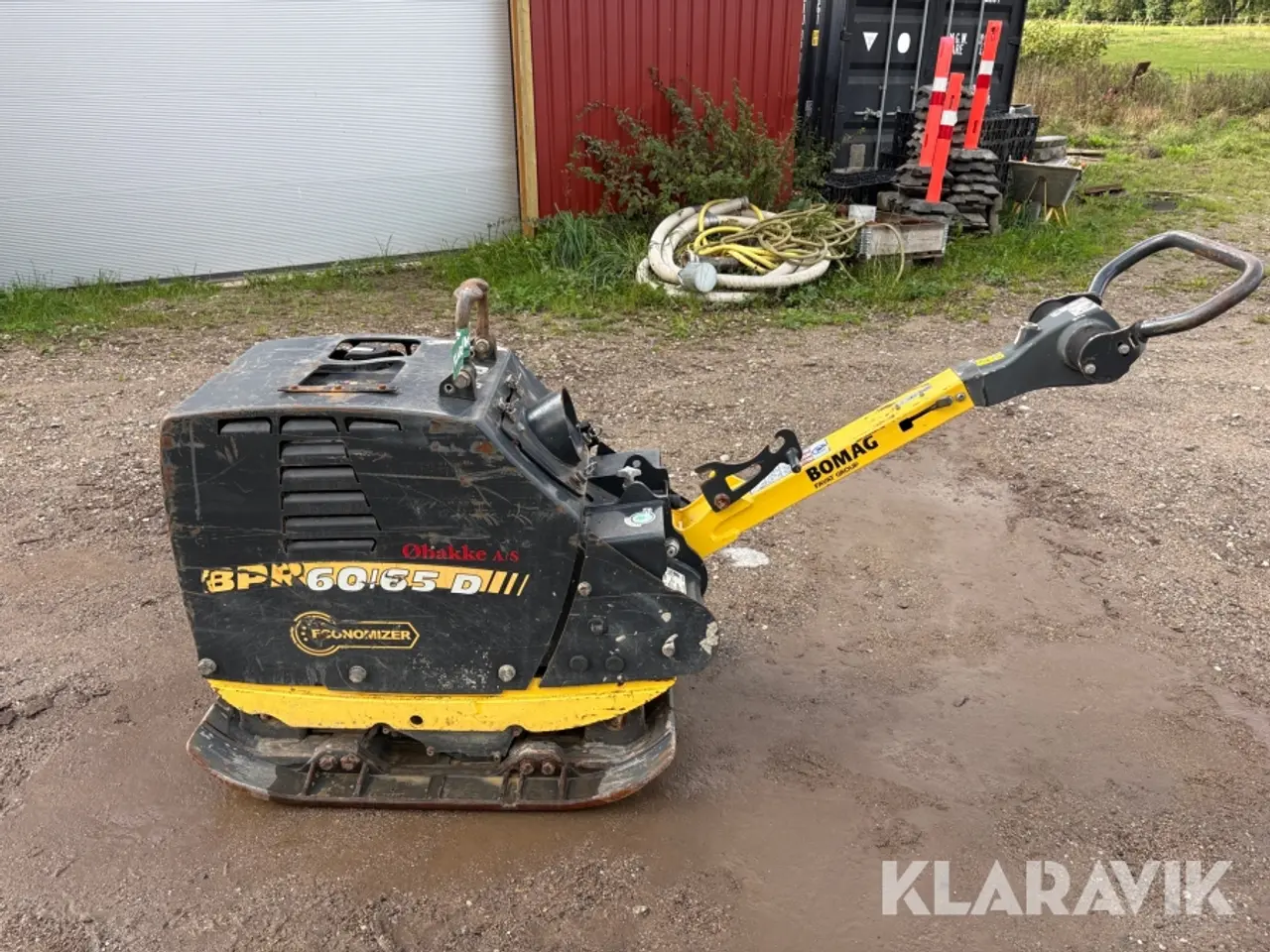 Billede 9 - Pladevibrator Bomag BPR 60/65 D/E - vendbar vibratorplade
