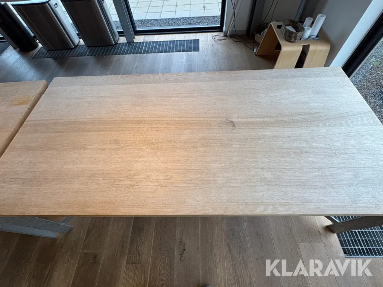 Billede 5 - Konference / kantine borde massiv egetræ - 3 styk