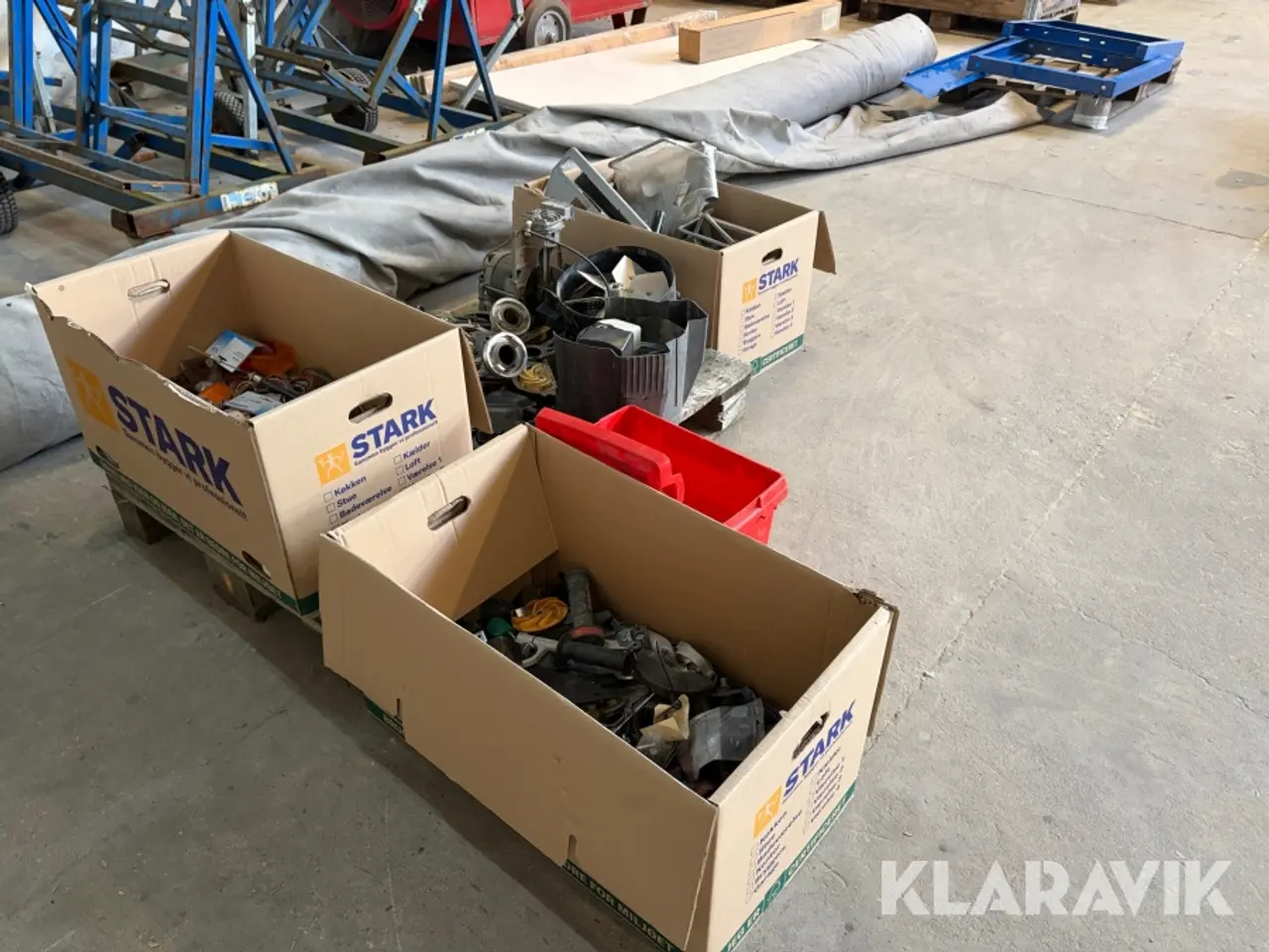 Billede 4 - Samlet parti reservedele bl.a. motor-/ventilatordele,