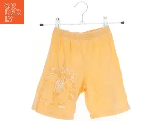 Kort orange shorts med tigertryk fra Piteku (str. 24-36 )
