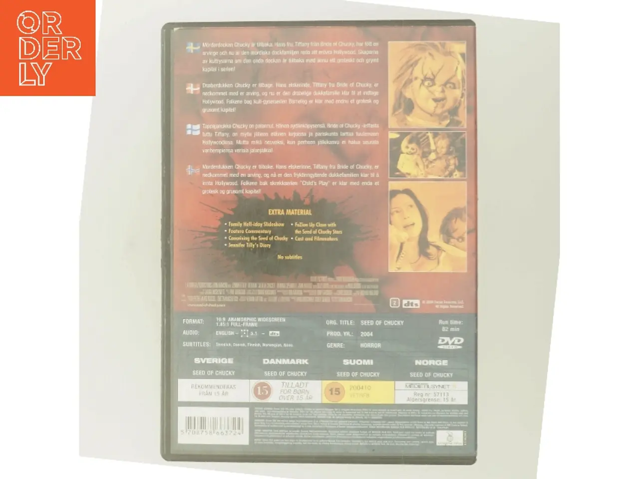 Billede 3 - Seed of Chucky med Brad Dourif (DVD)