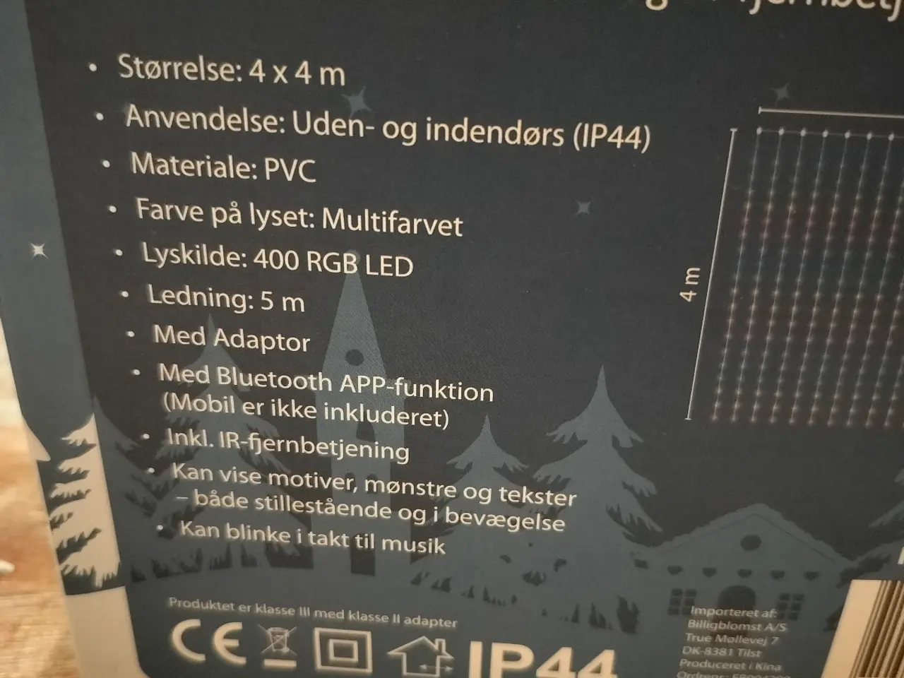 Billede 4 - Lyskæde gardin