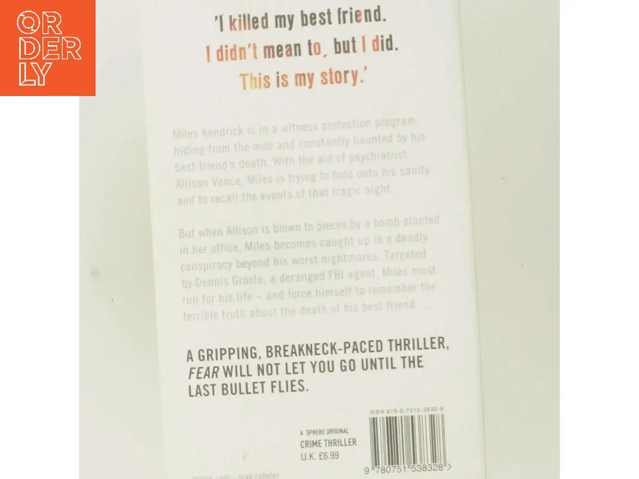 Billede 3 - Fear af Jeff Abbott (Bog)