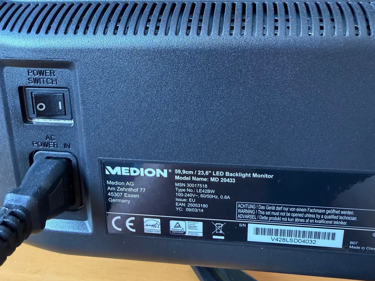 Billede 4 - 23,6“ LED PC skærm