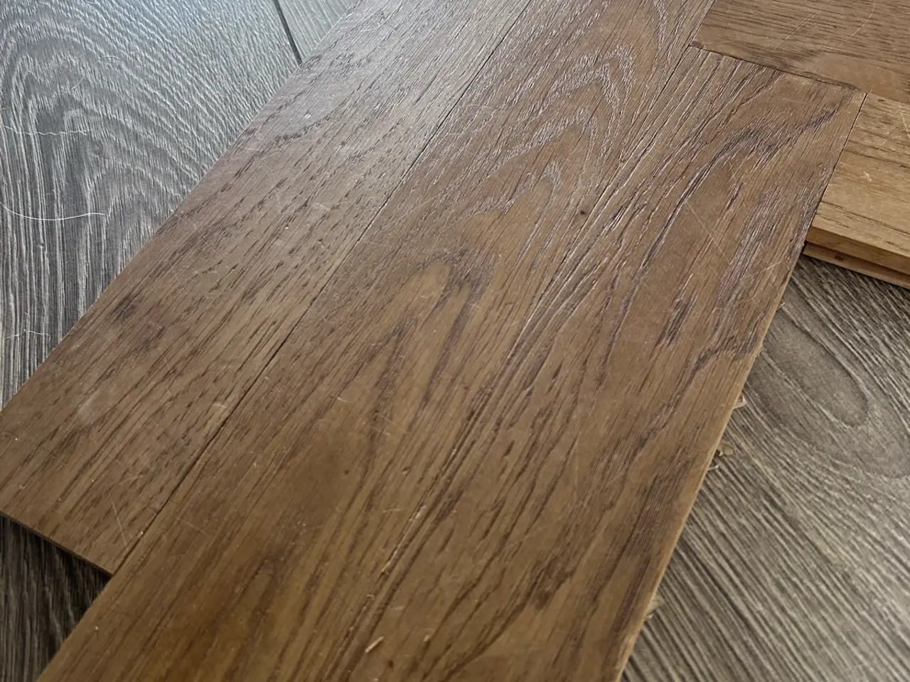 Billede 2 - Hørning egeparket gulv sildeben 45m2