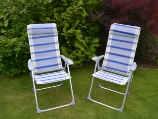Campingstole med hynder