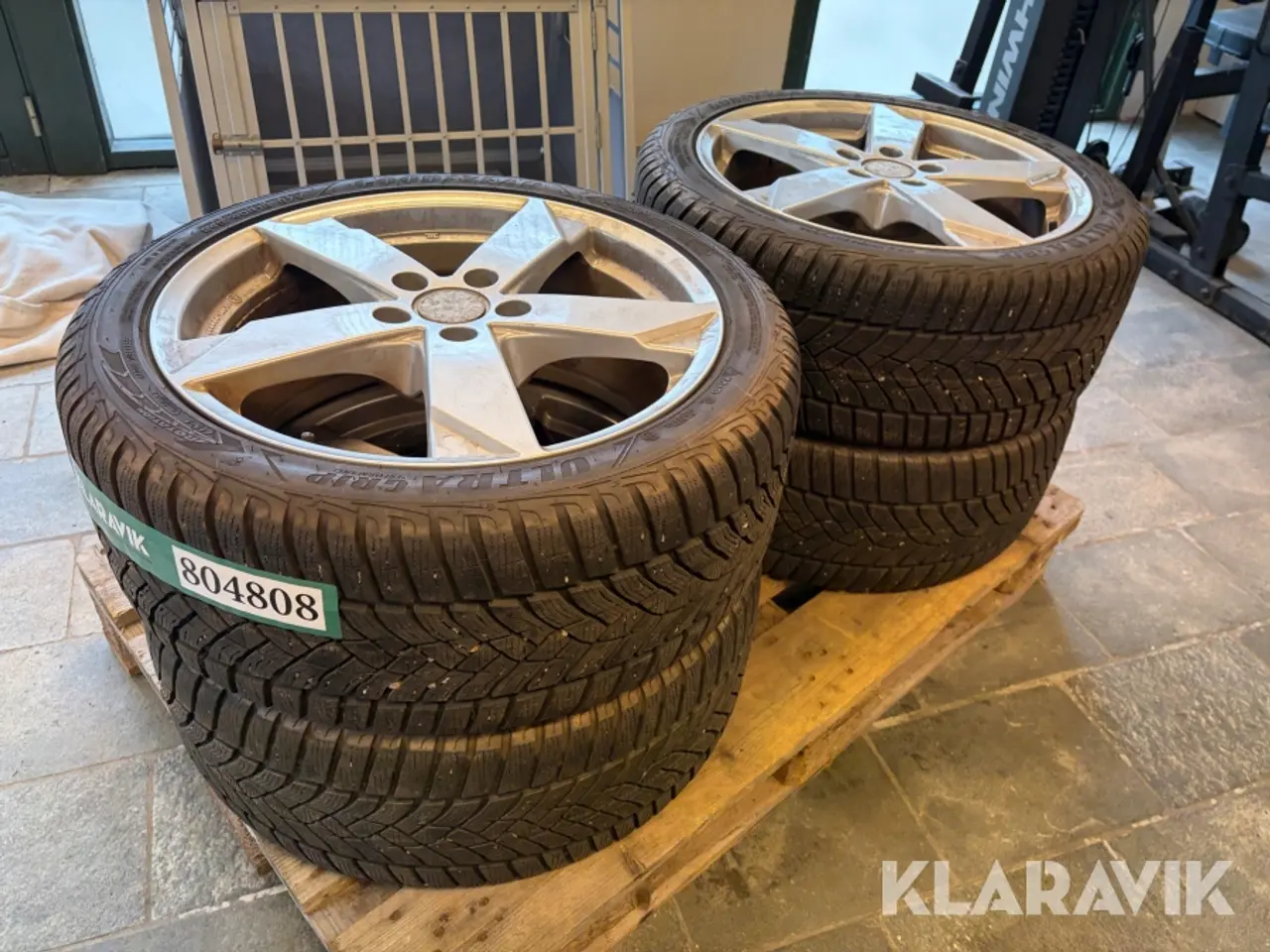Billede 1 - Alufælge med vinterdæk Goodyear Ultra grip Audi TT - 4 styk