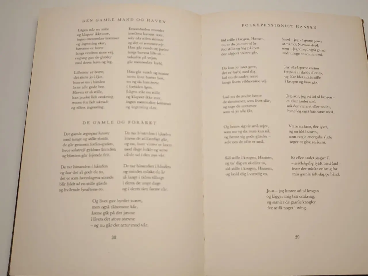 Billede 3 - Oskar Hansen: Nye Digte (signeret fra 1965).
