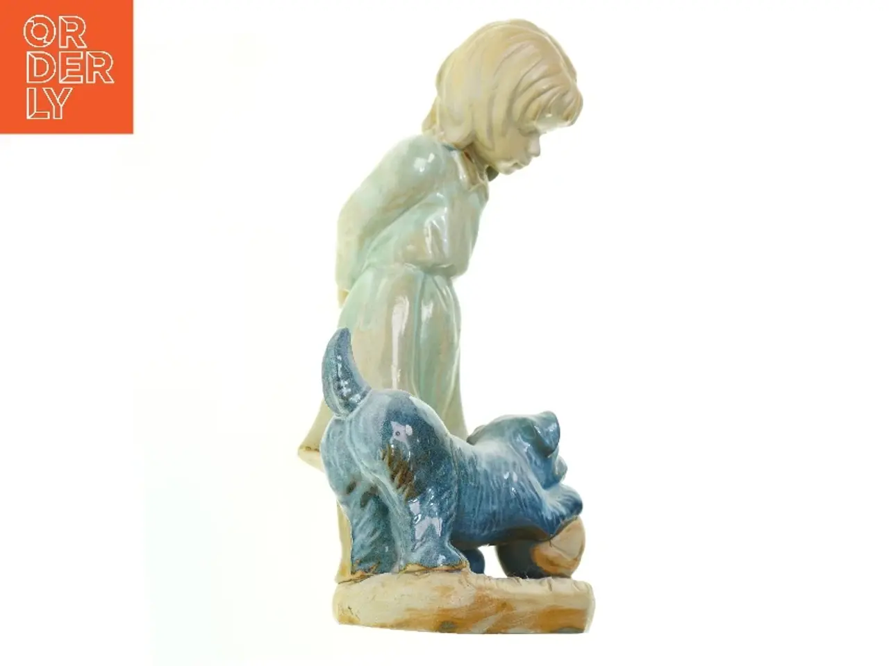 Billede 2 - Porcelænsfigur (str. 40 x 20 cm)
