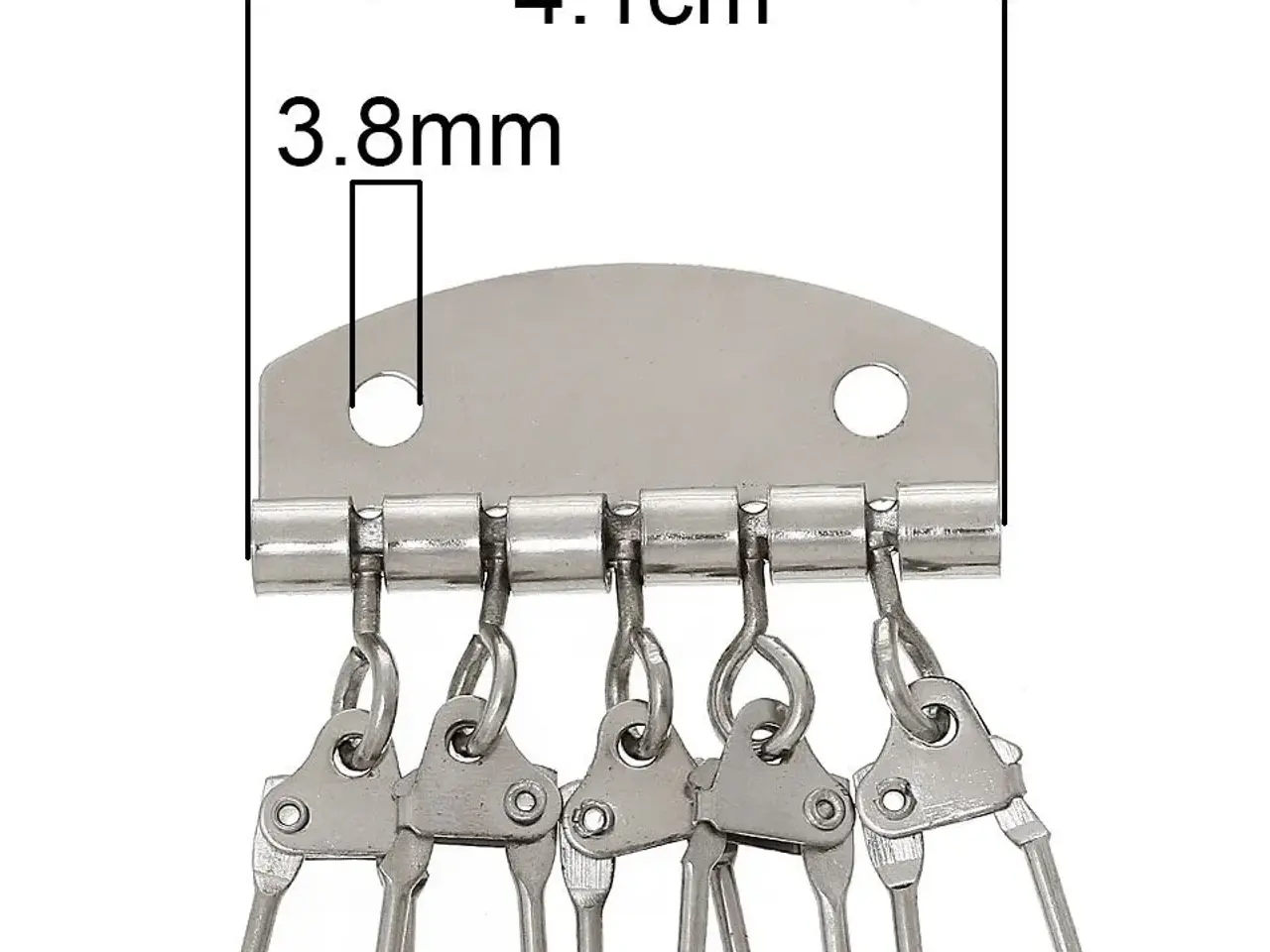 Billede 1 - Beslag til nøglepung # HARDWARE # DIY