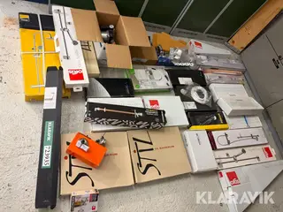 Armaturer, håndklædestænger og toiletsæder - blandet lot