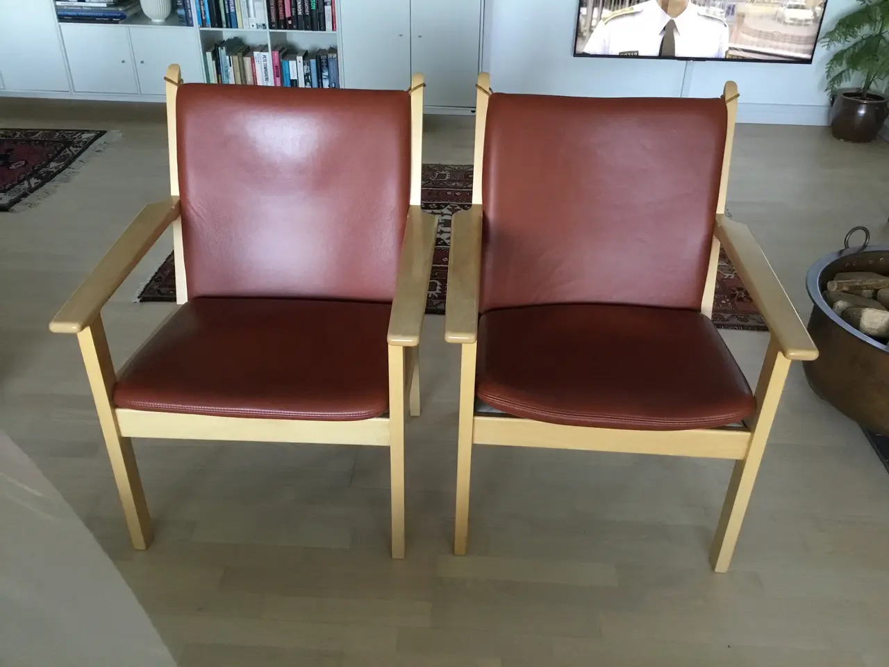 Billede 4 - 2 stk Hans J. Wegner GE-284