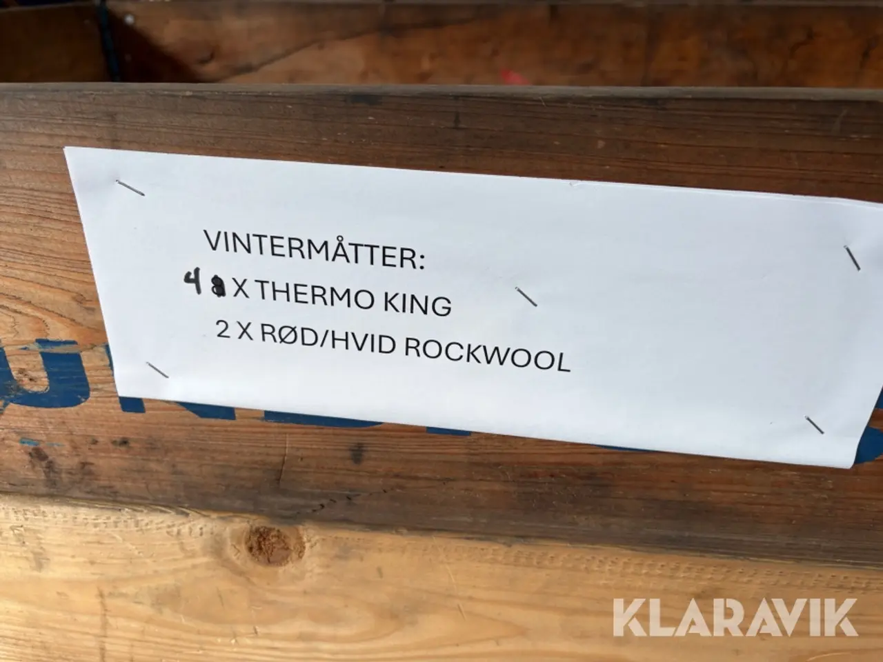 Billede 5 - Vintermåtter Thermo King og Rockwool 2 paller