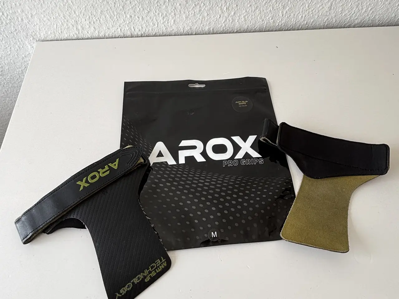 Billede 1 - AROX Anti Slip Grips Pro – sort/gul, str. M.