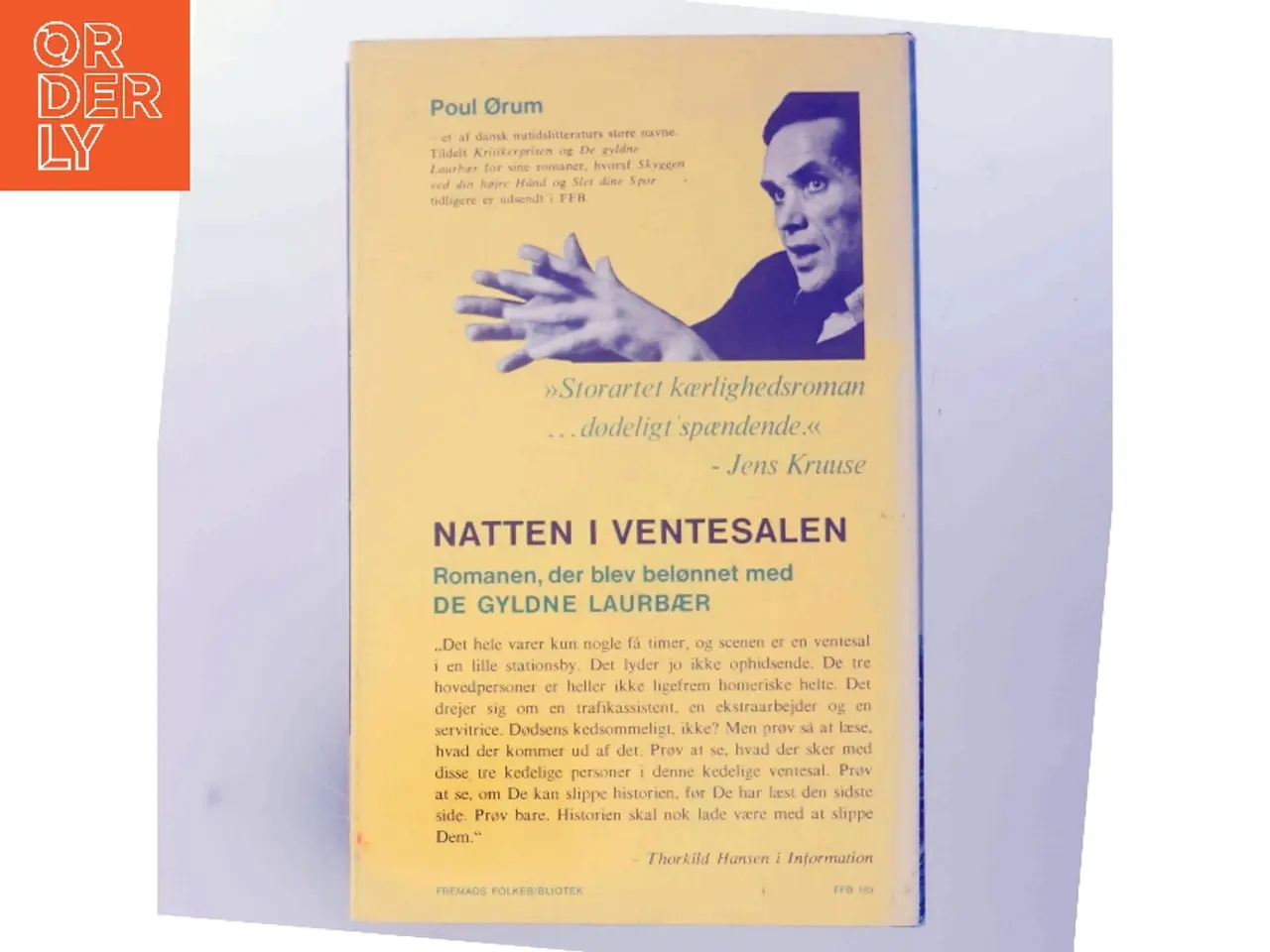 Billede 3 - Natten i Ventesalen af Poul Ørum (Bog)
