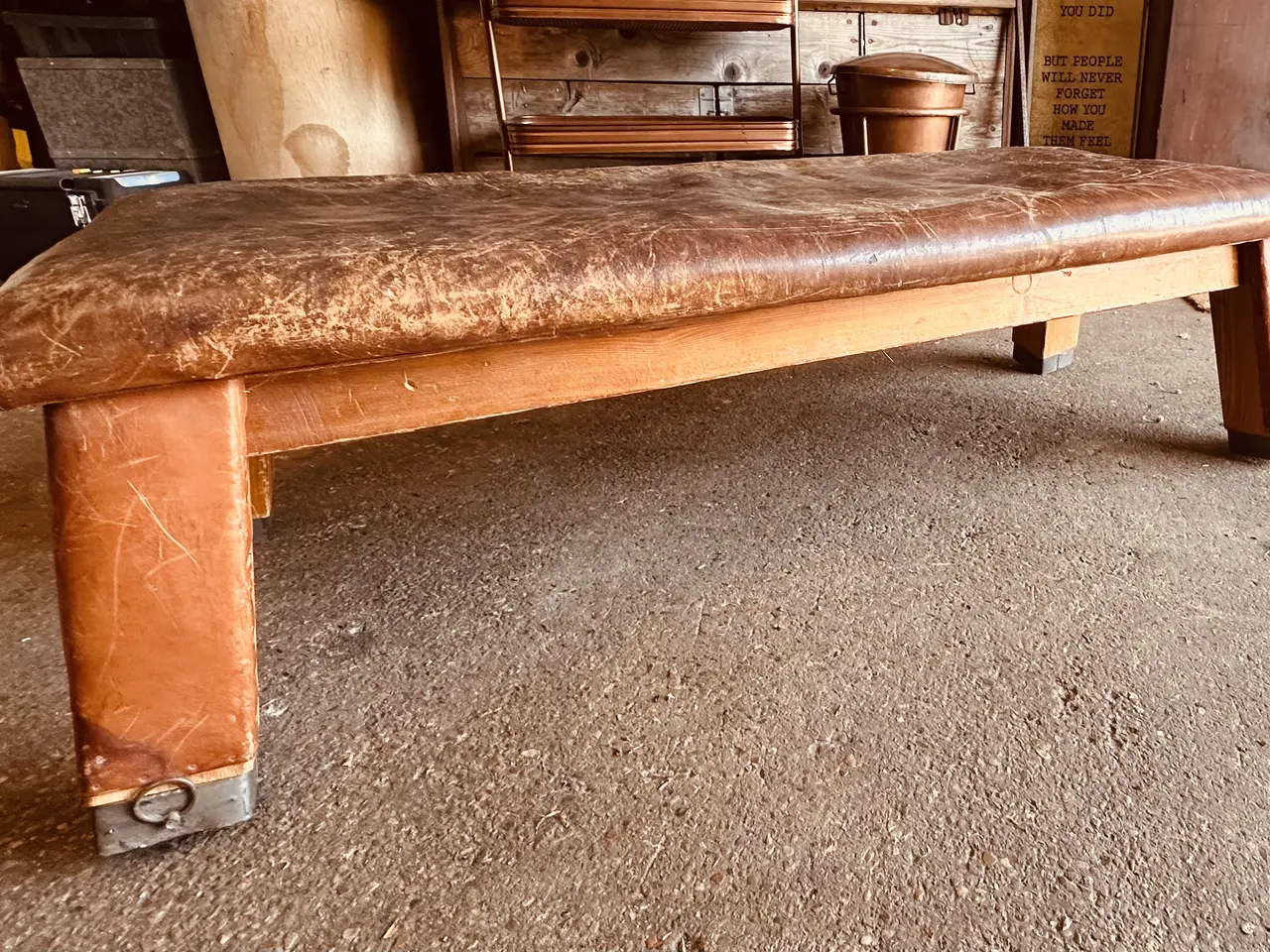 Billede 2 - Vintage gymnastik bænk 