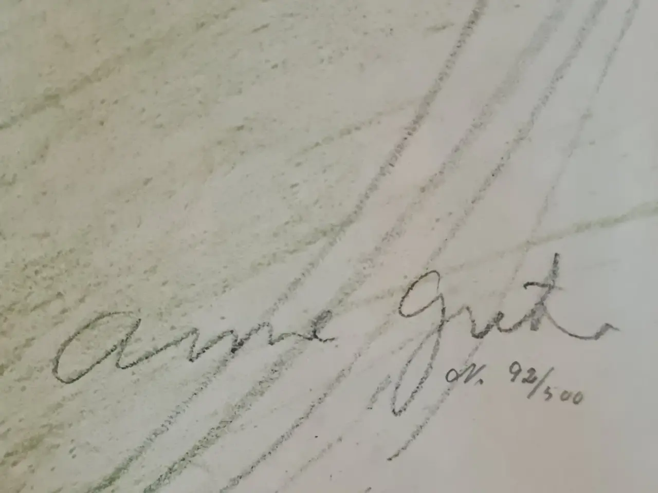 Billede 4 - Anne Grete Anshelm – nummereret litografi 92/500