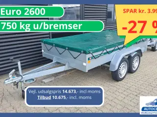 Restparti / Lagersalg EURO trailere!