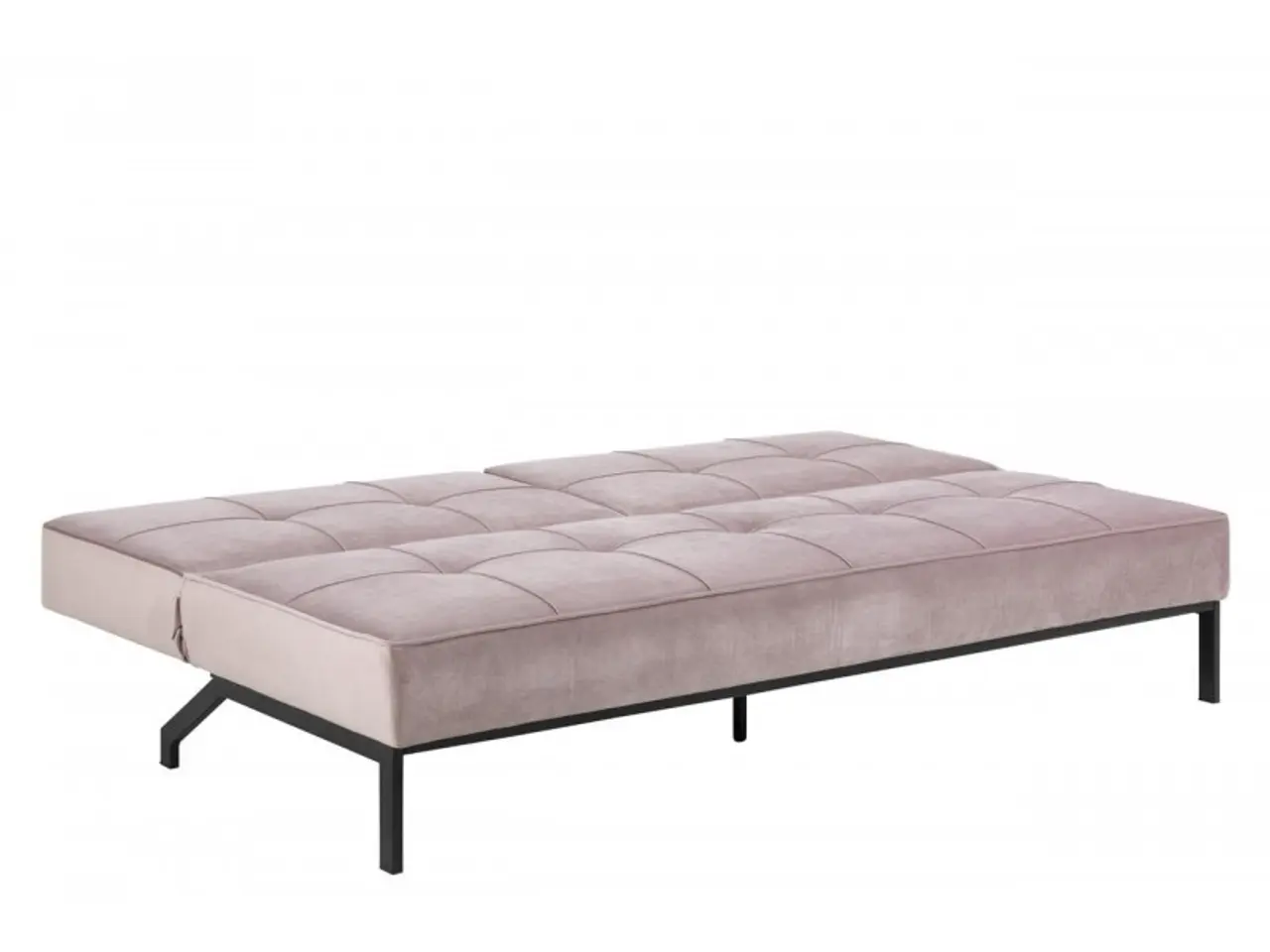 Billede 2 - Perugia sovesofa - Støvet Rosa velour