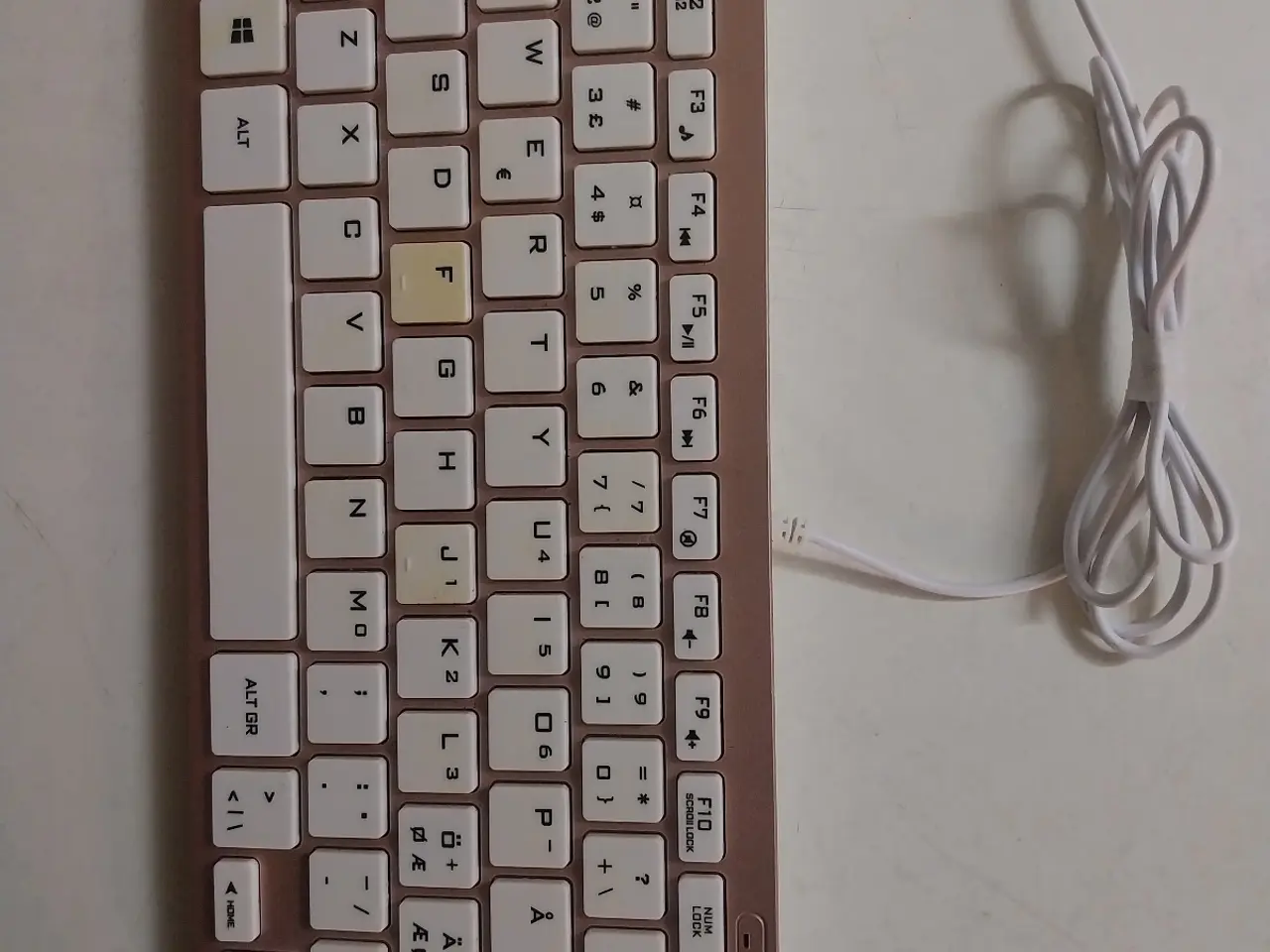 Billede 4 - Nohro tastatur med ledning 