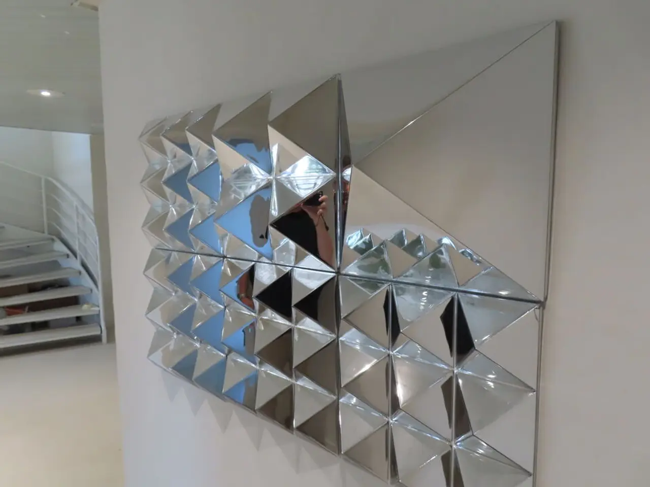 Billede 2 - Skulptur til væg. VERPAN MIRROR SCUPLTURE