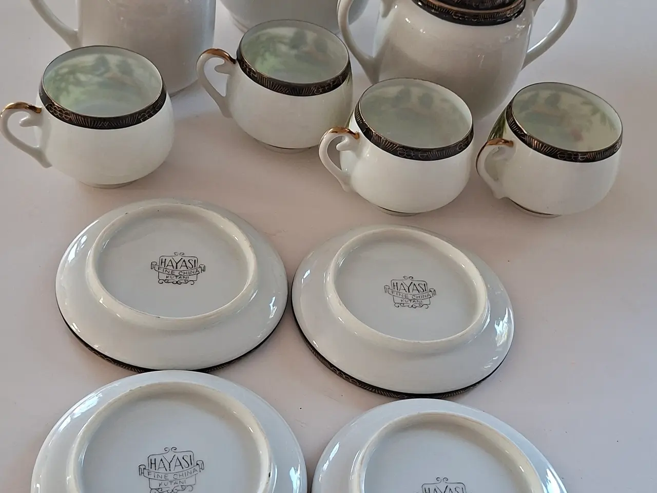 Billede 16 - Smukt vintage japansk kaffestel / testel – Hayashi