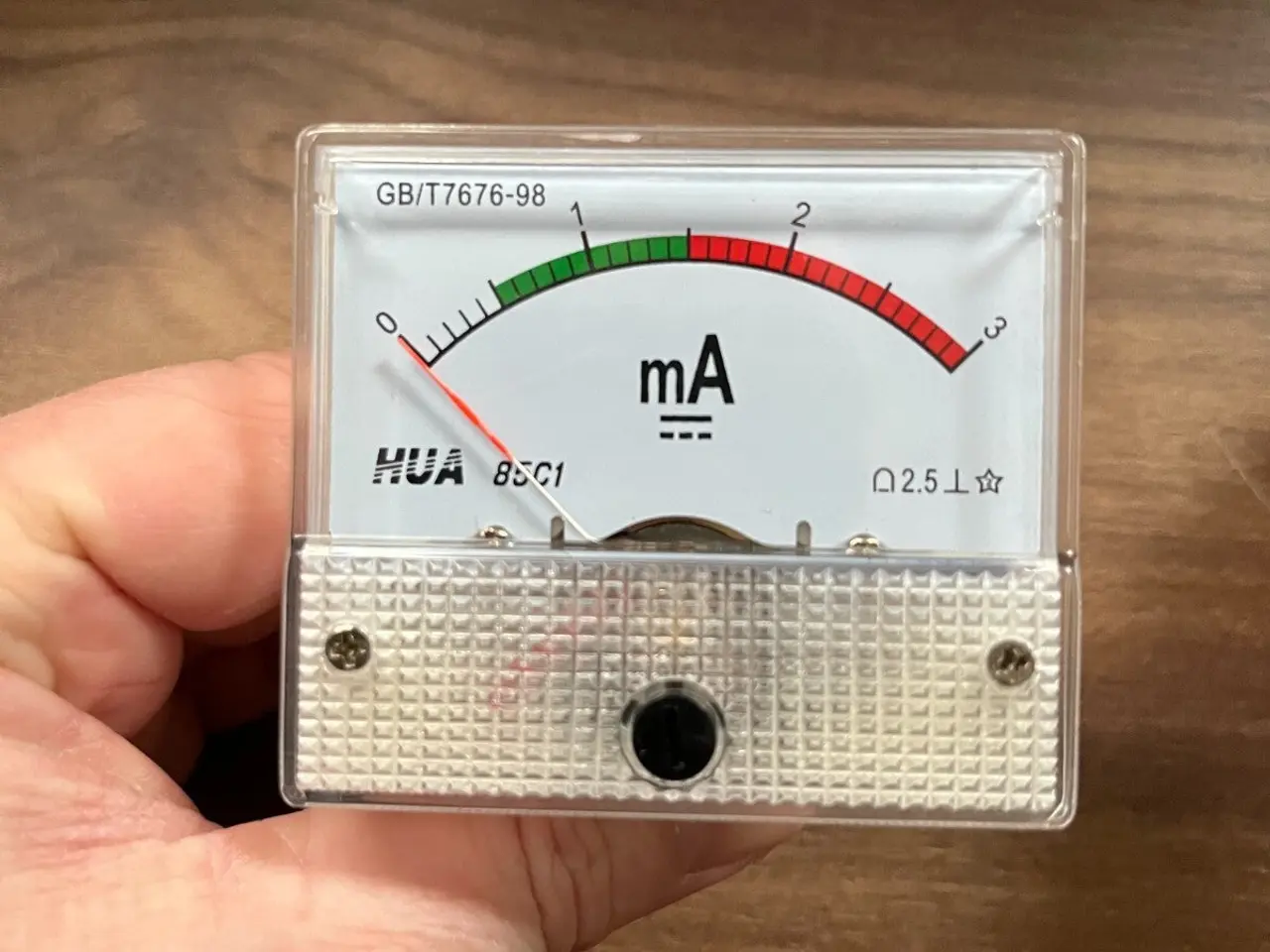 Billede 7 - HUA 85C1-AV Analog Panel Ammeter | 0-3mA DC Meter