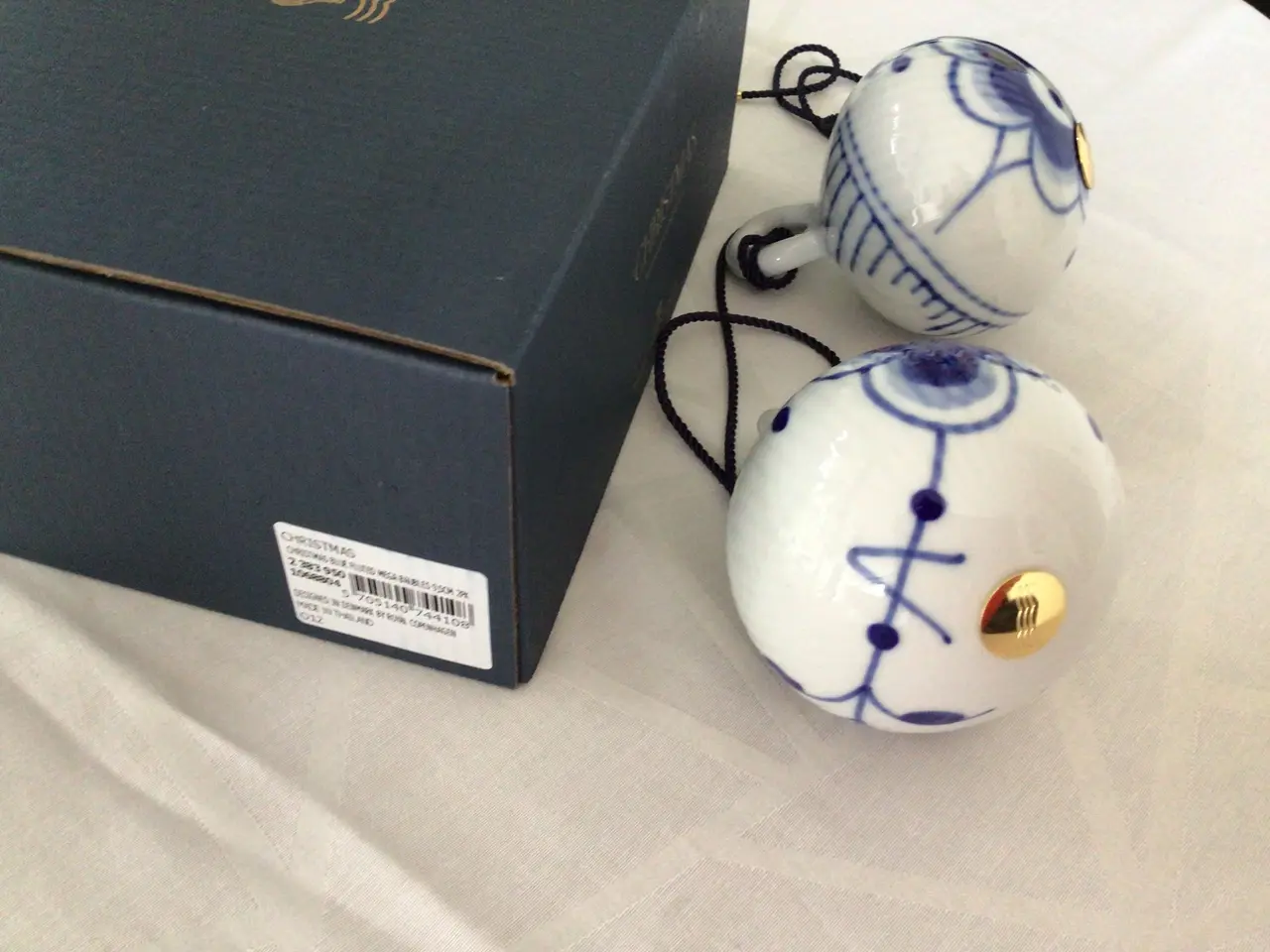 Billede 1 - Royal Copenhagen Mega Mussel julekugler