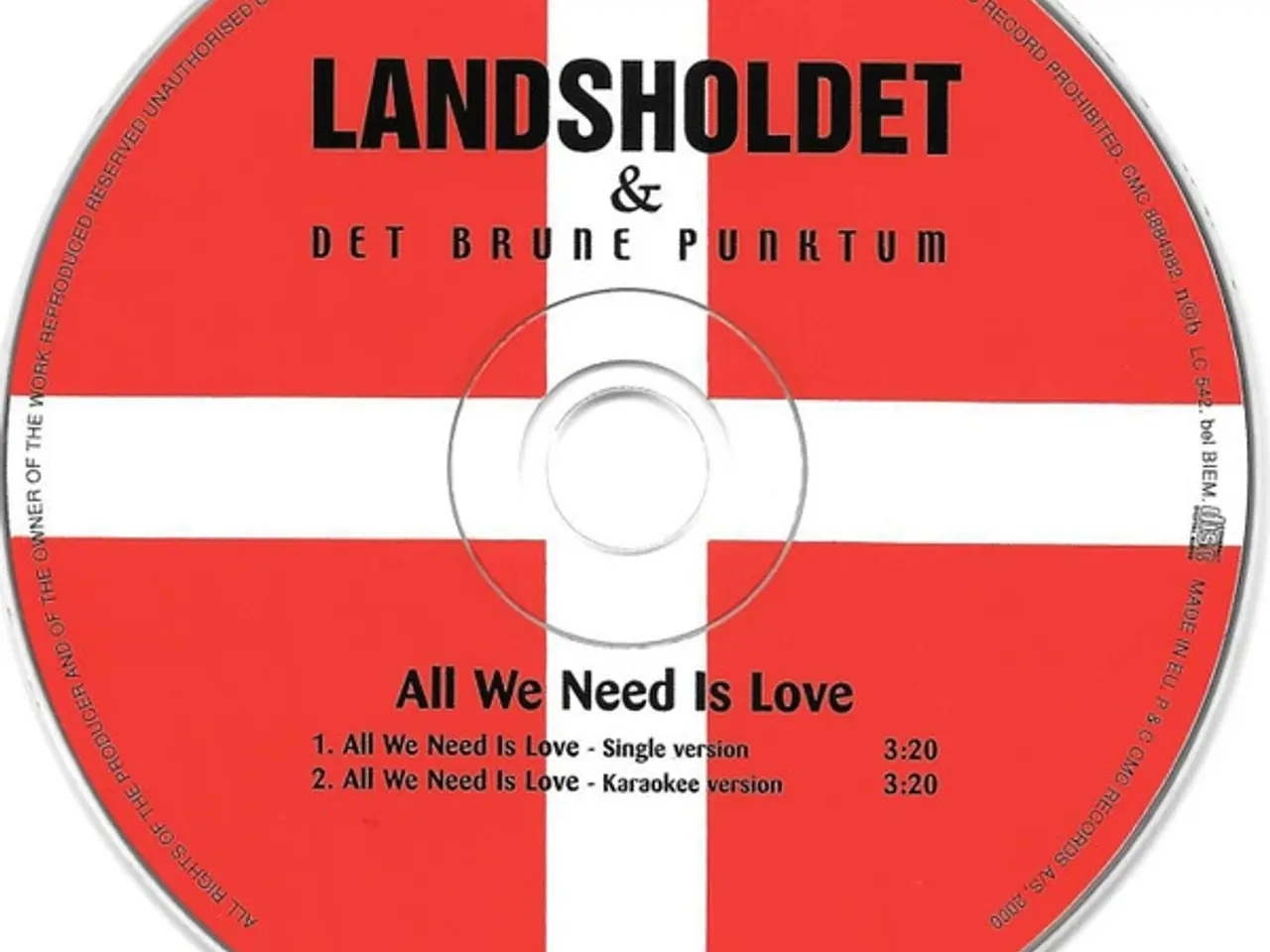 Billede 3 - Landsholdet & Det… – All We Need Is Love – CD