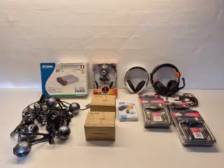 Pc Blandet, Headset, Web cam, Switche, Data Link