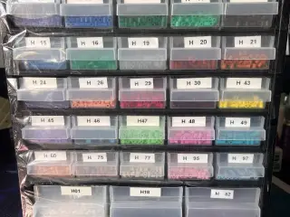 Hama midi perler med plader