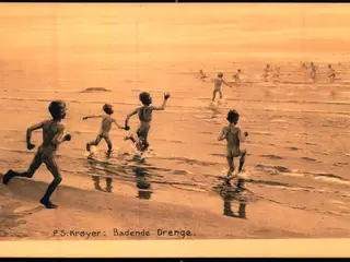 Krøyer - Badende Drenge - Schjelde 21219 - Ubrugt