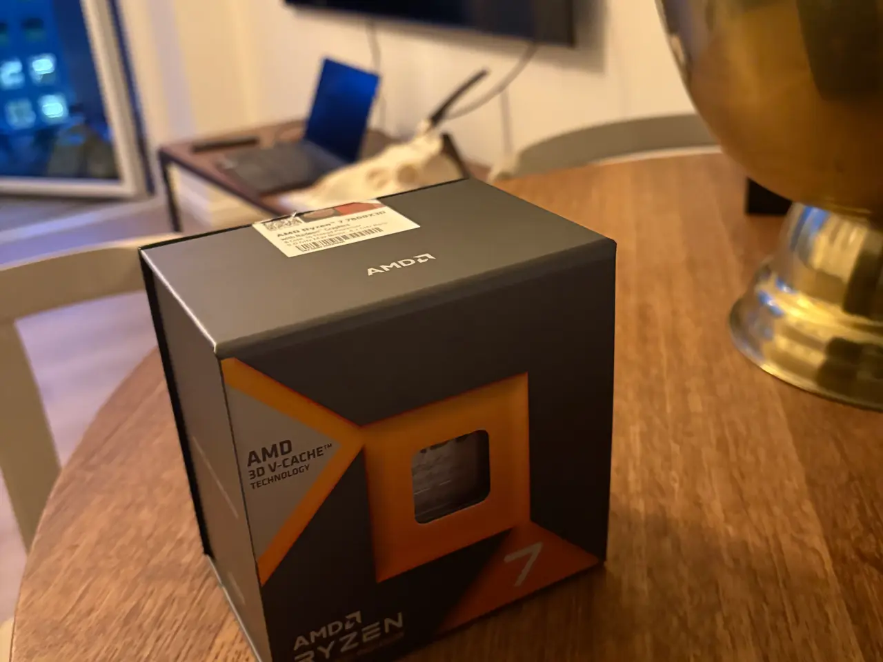 Billede 1 - AMD Ryzen 7 7800X3D, box cpu, næsten helt ny.