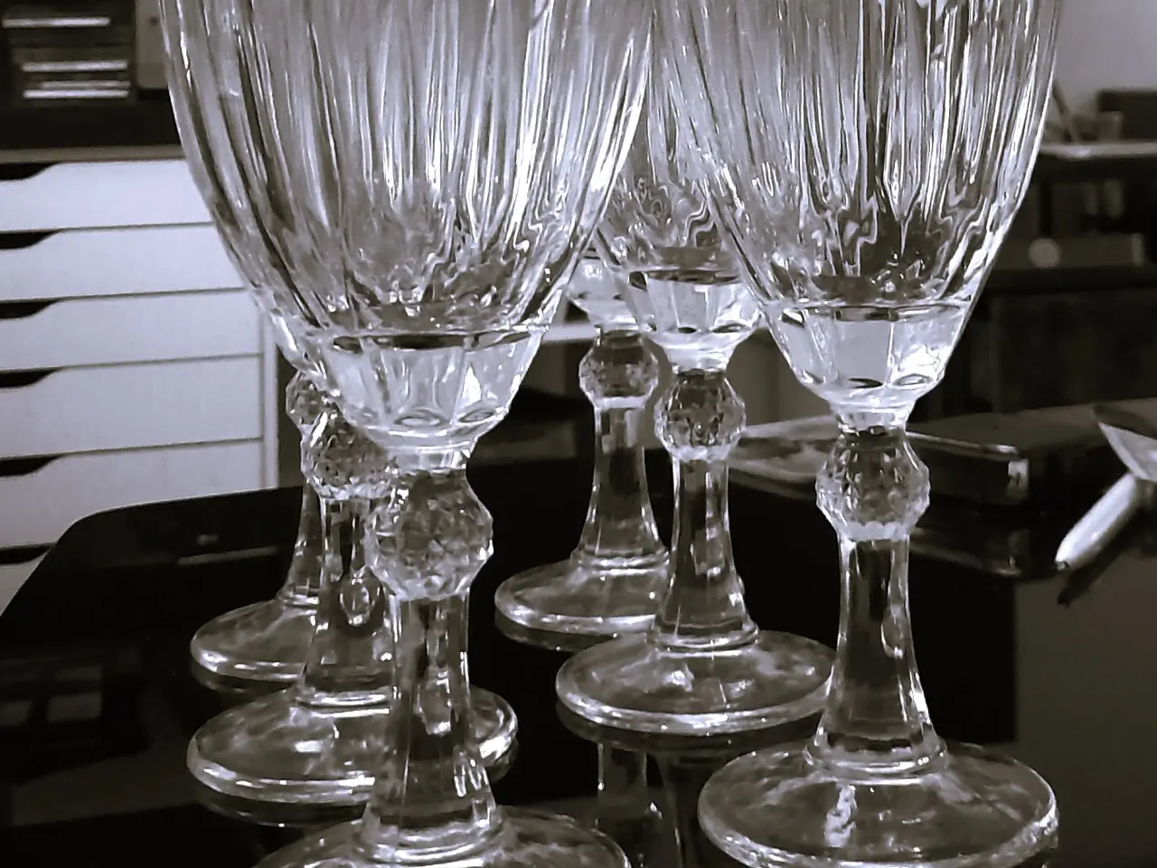 Billede 1 - 6 VINGLASS / 6 WHITE WINE GLASSESS GEORG JENSEN