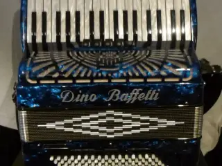 Dino Baffetti harmonika 3 koret hel ny fra fabrik.