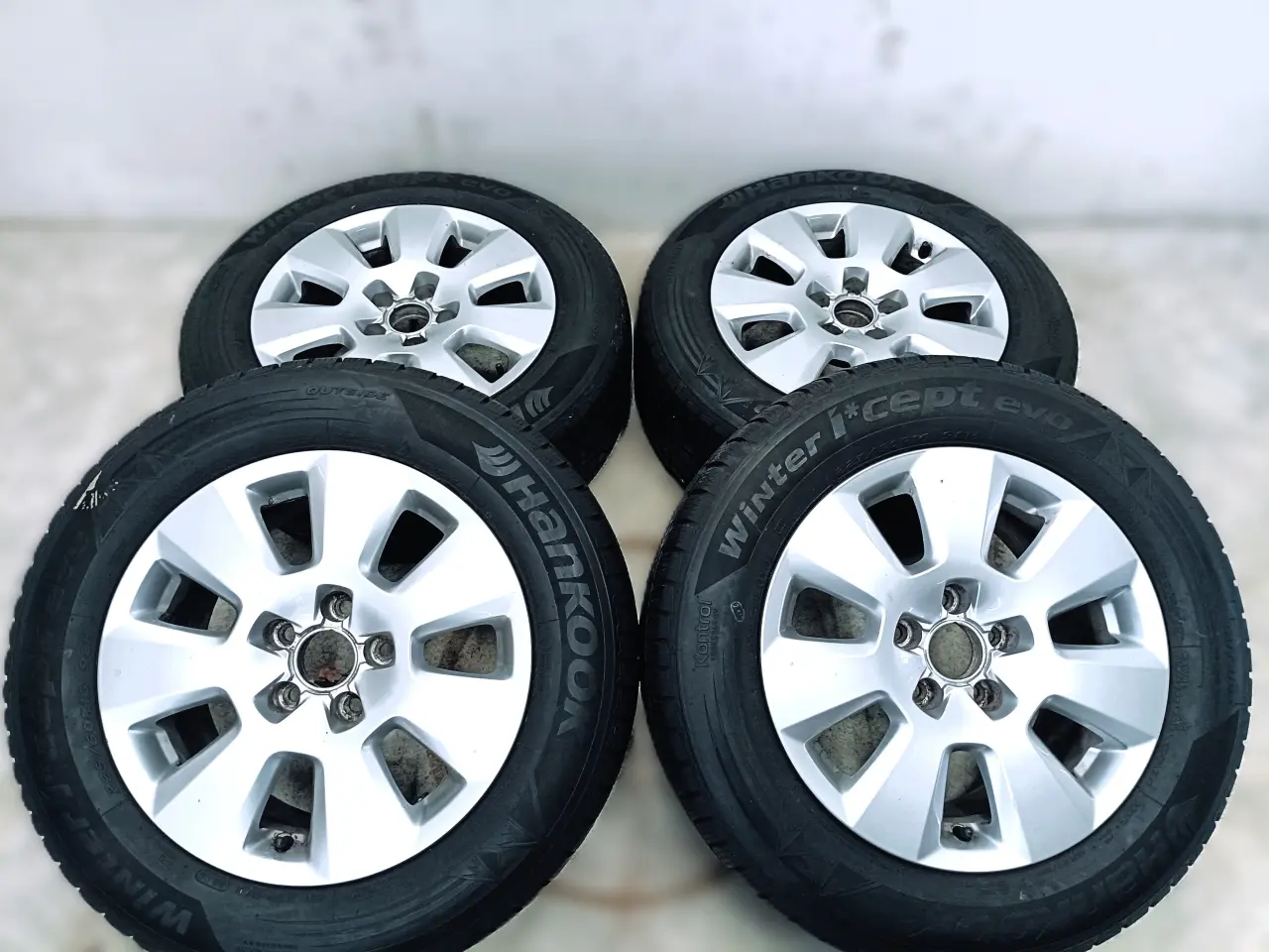 Billede 3 - 5x112 16" ET37 nav 66,5ø AUDI vintersæt 