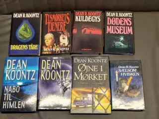 Stor samling af Dean R. Koontz