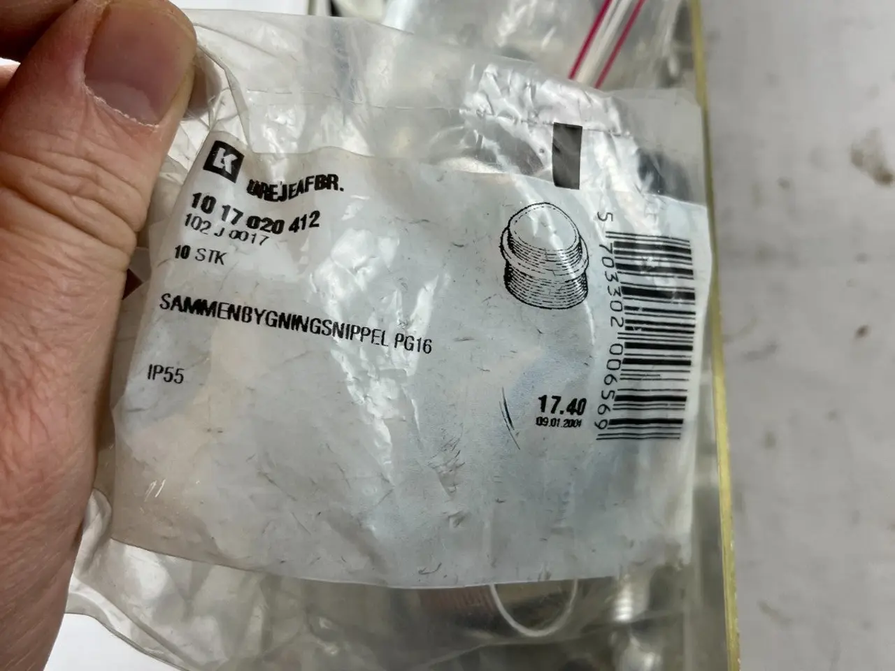 Billede 6 - LK 1017020412 PG16 Aluminum Coupling Nipples IP55