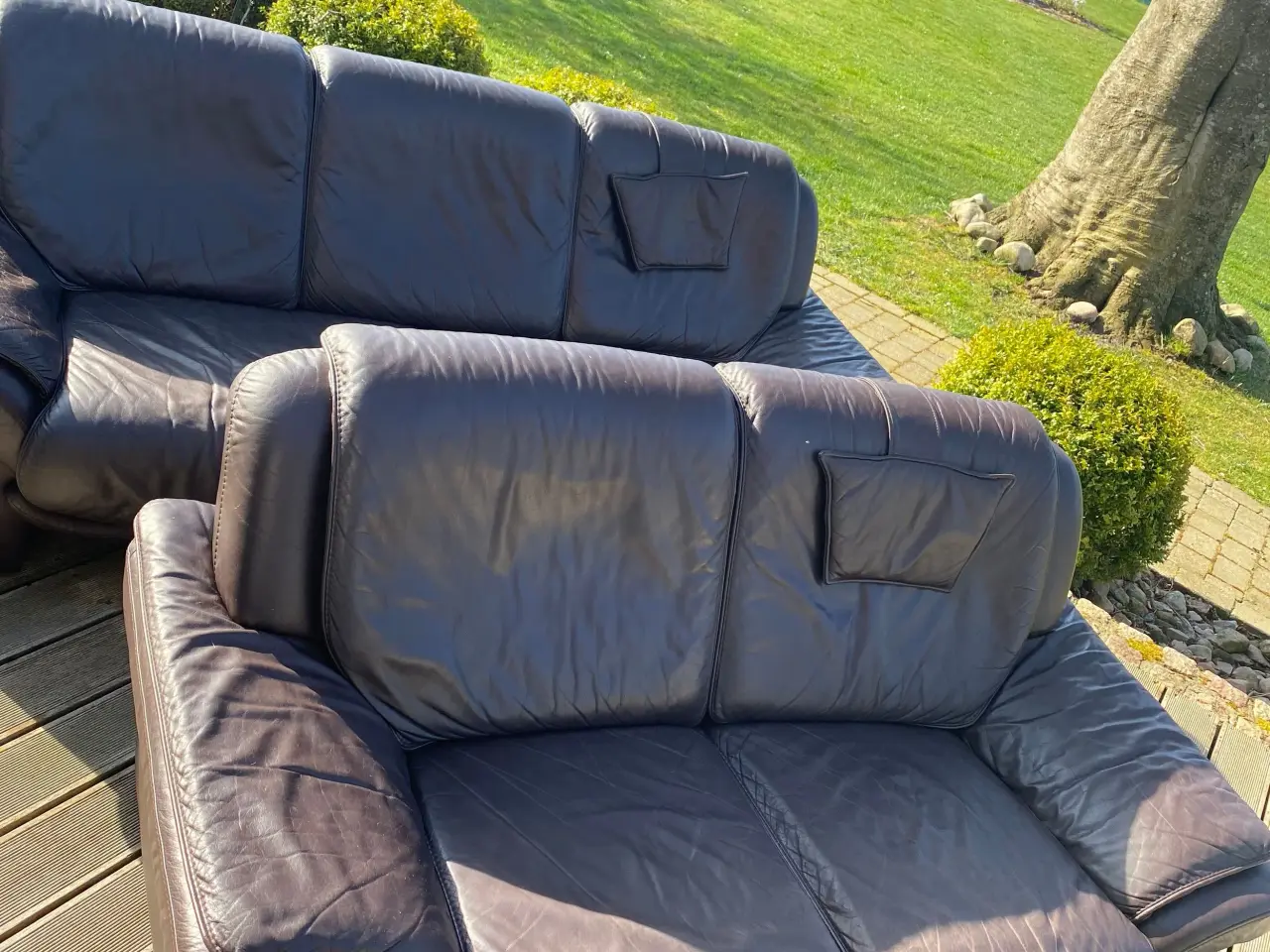Billede 2 - Lædersofa