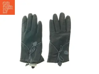Damehandsker i læder (str. 22 cm)