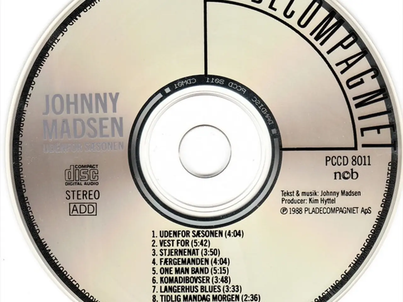 Billede 3 - Johnny Madsen – Udenfor Sæsonen – CD