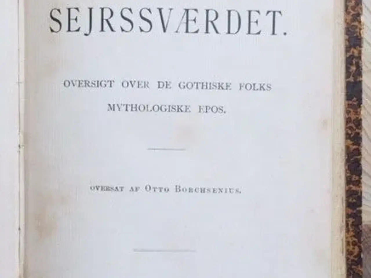 Billede 1 - Sejrssværdet (1885) af Viktor Rydberg
