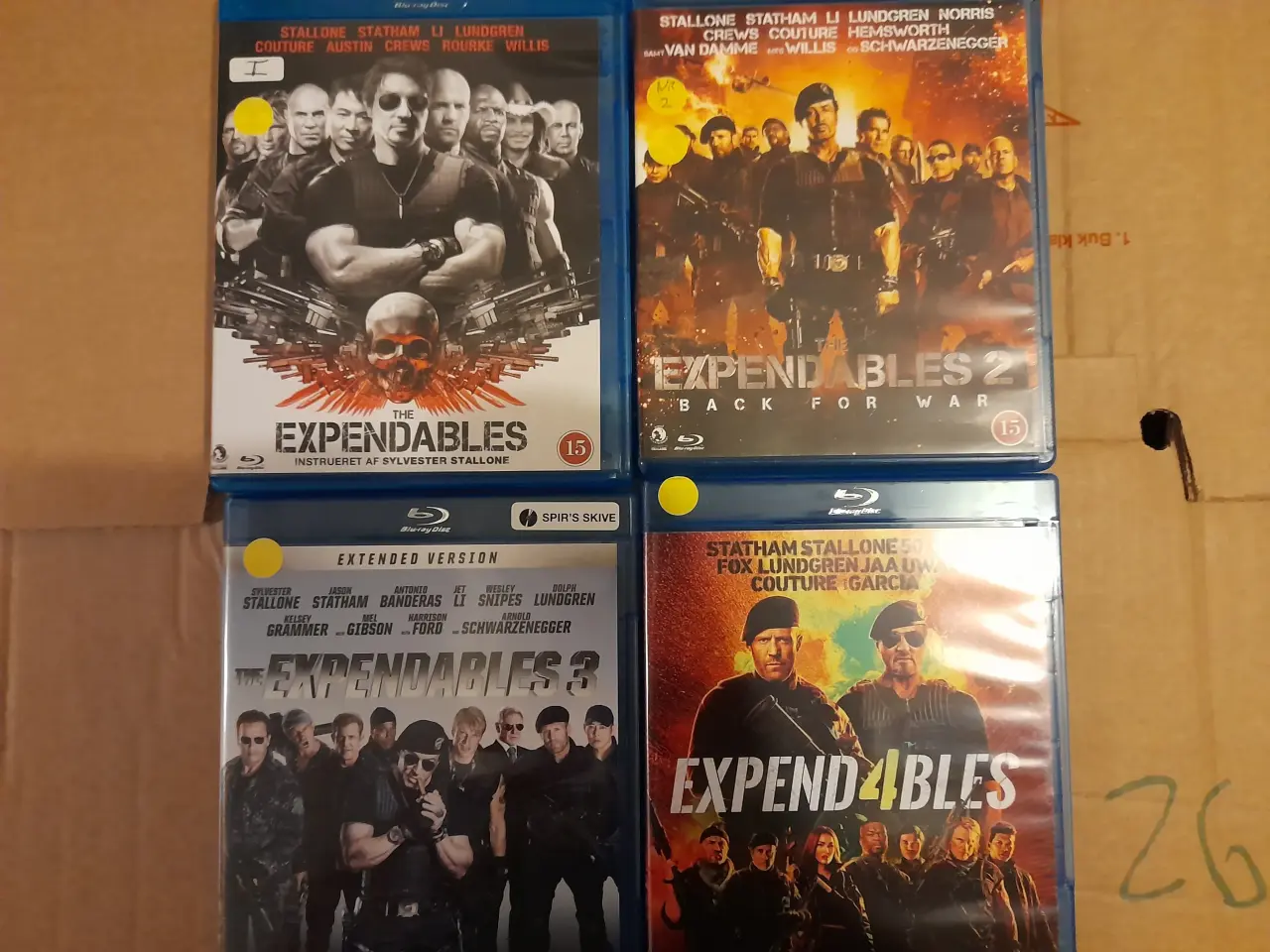 Billede 1 - The expendables 1-4